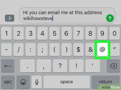 Image titled Insert the "at" Symbol on iPhone or iPad Step 4